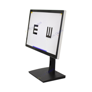 Shanghai Fltek MVC-215 LCD Visual Acuity Chart for Optometry 21.5 Inch Metal <b>Back</b> Panel, <b>Brushed</b> Aluminum Bezel, Glass Front MVC - Product Image 5