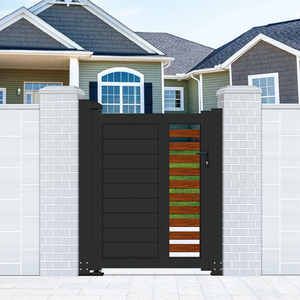 Nuovo recinto di sicurezza all'aperto con metallo ferro pannello di alluminio guarnigione tubolare per casa giardino telaio in plastica in acciaio portoni carrabili - Product Image 6