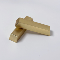 Gold Recyclable Paper Box Set with Matt Lamination & Embossing for Chocolate & Perfume Packaging
