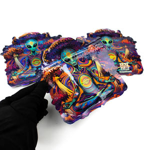 Bolsas de Mylar con Cierre Hermético, Impresas Personalizadas de Fábrica OEM, 3.5g 7g 14g 28g, Impermeables, con Holograma, a Prueba de Olores, con Forma Especial, Recortadas a Troquel, Protección UV, para Dulces - Product Image 6