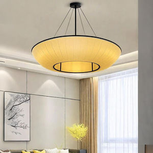 Lustre rond de style chinois à LED, diamètre 50cm 60cm 80cm 100cm, pour salon, salon de thé, restaurant, hôtel - Product Image 4