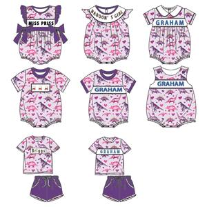 Yihui ODM Maßgeschneiderte Fabrik Zollfreie Mädchenkleidung 100% Baumwolle Handbestickte Kleider mit Niedlichem Muster zum Valentinstag - Product Image 1