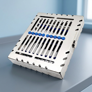 Boîte de stérilisation et de rangement pour instruments dentaires, 11 x 7 x 1,25 pouces, plateau de stérilisation pour instruments dentaires - Product Image 3
