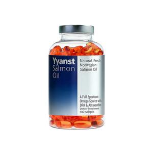 Cápsulas blandas de alta calidad con aceite de salmón y ácidos grasos omega-3, 6 y 9 para el apoyo de la salud de la piel, el cabello, las articulaciones y los huesos. - Product Image 1