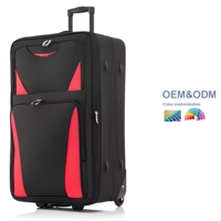 Sacs de voyage à roulettes en EVA personnalisés avec logo, modernes, en gros, 20"/24"/28"/32", légers, en nylon 900D, avec serrure de sécurité, bagages unisexes de grande taille