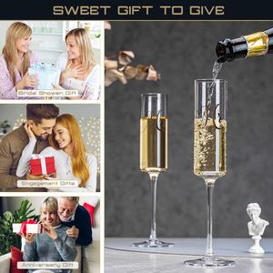 Wedding Party Wine Glass <strong>Champagne</strong> <strong>Flutes</strong> <strong>Wholesale</strong> Transparent <strong>champagne</strong> Glasses Elegant Juice Wine Glassware Water Cup <strong>Flutes</strong> - Product Image 2