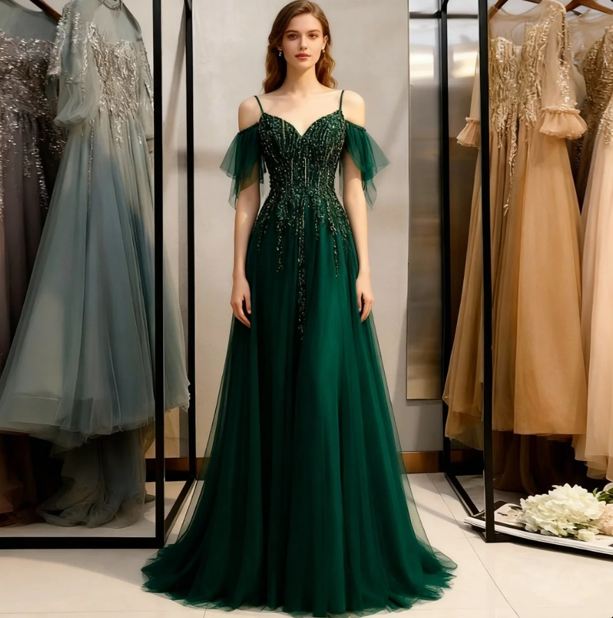 Beautiful Wholesale emerald green evening dress plus size For Special  Occasions - Alibaba.com