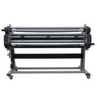 Laminateur thermique électrique automatique chaud/froid 1600 64 pouces à prix d'usine, machine de lamination à chaud haute précision avec boîtier en bois