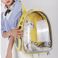 Sac à dos pour chat grande capacité, transparent, respirant, en PVC, accessoires pour animaux de compagnie