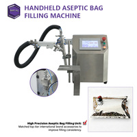 Machine de remplissage portable pour sachets souples aseptiques, en acier inoxydable 304, stable et facile à utiliser, remplisseuse BIB pour jus, lait, détergent, sauce soja