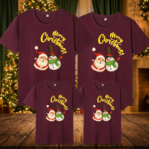 T-shirts pour hommes à séchage rapide et élégants pour Noël, imprimés sur le thème de Noël, tricot léger 100% polyester, vente en gros - Product Image 2