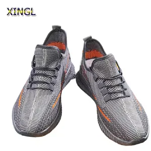 Fashion Injection Environmentally Friendly Men's Casual Shoes Y Style Fly Knit Sneakers Comfortable Breathable Boys Tennis Shoes