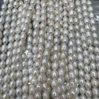 Perles d'eau douce naturelles en gros 5-6mm 6-7mm 7-8mm fabrication de bijoux