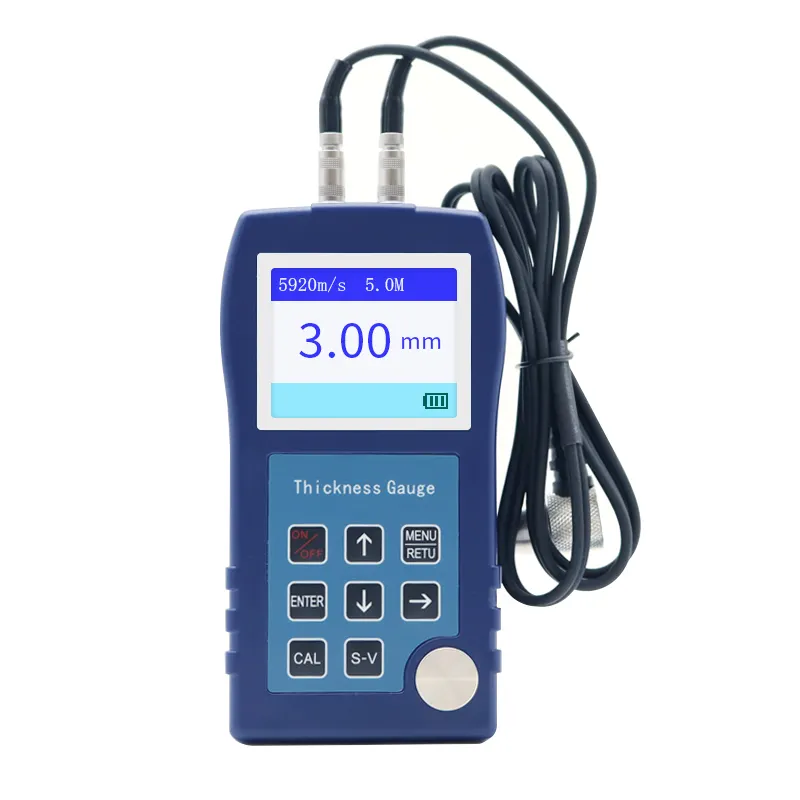 Medidor de espesor ultrasónico DR86S Medidor de corrosión Rango de medición 0,55mm-500mm (en acero)
