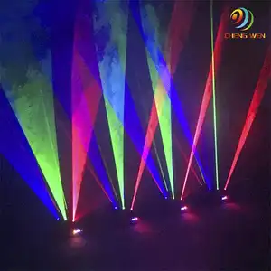 Danza Laser 3*3Pcs Nove Teste di RGB di Colore Completo di grasso Super Fascio Spider In Movimento Testa Luci Laser Proiettore