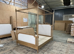 Giá nhà máy, nội thất khách sạn hiện đại, thoải mái, giường ngủ đôi có ngăn chứa đồ mềm mại - Product Image 6