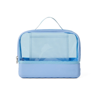 Étui à eau en EVA personnalisé avec logo, transparent, pour voyage, maquillage, trousse de toilette