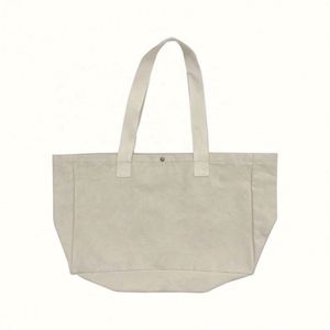 Best Selling <b>Extra</b> <b>Large</b> Cotton Canvas Shopping Tote <b>Bag</b> Reusable and Custom Printed Logo Oversize Grocery Tote <b>Bag</b> - Product Image 3