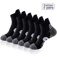 Chaussettes de sport basses personnalisées OEM pour hommes, anti-humidité, anti-odeur, respirantes, pour le cyclisme, la course, le basketball et la randonnée