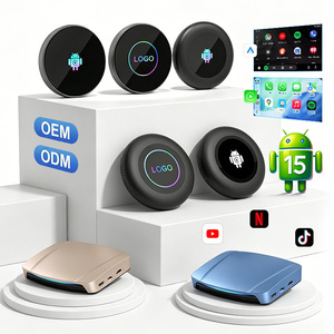 Factory Sale Stereo Streaming Ai Box Tbox Ultra Wireless Carplay <b>Adapter</b> Android 15 5G 128Gb 8Gb Ram Car Tv Box For Bmw Qualcomm - Product Image 1