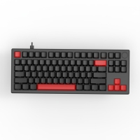 2026 Gamers Three-Mode Mechanical Wireless Gaming Keyboard S87 RGB Backlit Programmable Keys Anti-Ghosting North-Facing White