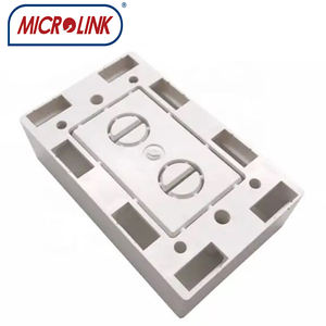 Plaque d'interrupteur <span class=keywords><strong>de</strong></span> type US 120 Montage sur plaque frontale <span class=keywords><strong>RJ45</strong></span> Boîte arrière Plaque frontale inférieure Boîte <span class=keywords><strong>de</strong></span> base - Product Image 3