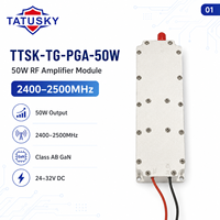 2400-2500MHz 2.4GHz 50W modul Anti UAV daya tinggi GaN Lora dengan penguat daya RF Isolator untuk C-UAS Counter AUTEL Mavic 3 FPV