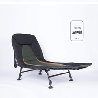 Lit de camping pliable pour la randonnée, la pêche, le camping en plein air, imperméable, réglable, pour les activités intérieures et extérieures
