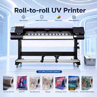 Impresora UV de Inyección de Tinta Multifuncional de 1.8m M2180-UV para Obras de Arte Doradas y Telas de Malla con Estación de Limpieza Automática