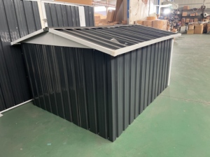 Maison <span class=keywords><strong>abri</strong></span> <span class=keywords><strong>de</strong></span> <span class=keywords><strong>jardin</strong></span> APEX toit métal tondeuse à gazon Garage <span class=keywords><strong>pour</strong></span> porte charnière bon marché gris hangars <span class=keywords><strong>de</strong></span> stockage 5X4 FT - Product Image 5