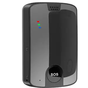 Pelacak GPS pribadi GPS 4G JX09, perangkat pelacak GPS aset hewan peliharaan tombol panik SOS GSM