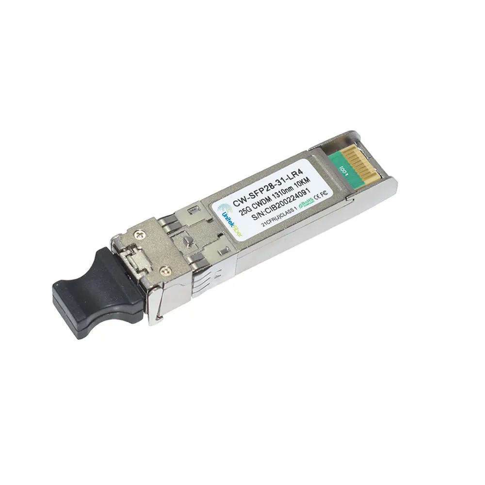 New Arrival Latest Design Pluggable Optical Transceiver Metal Shell Single and Dual Fiber 25G Ethernet