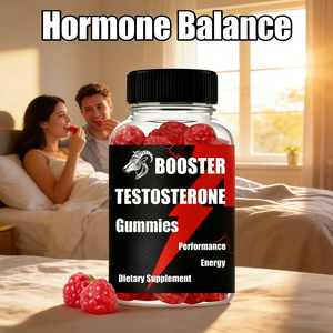 Gomas de Melhora Masculina OEM Suplemento Aumentador de Osterona para Homens Apoia o Crescimento Muscular e a Potência Não Recomendado para Gestantes - Product Image 1
