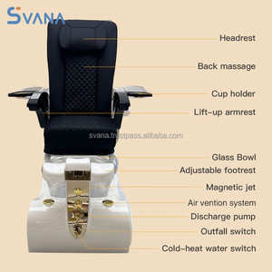 Professional Salon Furniture Luxury Modern <b>Electric</b> Whirlpool Adjustable Reclining Full Body Massage <b>Manicure</b> Pedicure Chair <b>Set</b> - Product Image 5