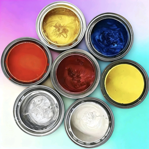 C122 1K Résine acrylique respectueuse de l'environnement Apprêt bleu violet Réparation des rayures Finition Peinture automobile Amplification de la couleur liquide - Product Image 2