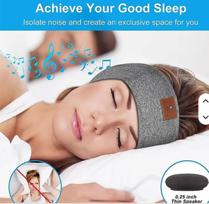 Lot de 2 casques de sommeil sans fil Bluetooth 5.4 avec haut-parleurs ultra-minces, <span class=keywords><strong>bandeau</strong></span> Bluetooth - Product Image 3