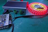 Contrôleur de barre lumineuse LED RGB RGBW SPI DMX Artnet AN404, 4*680 pixels, 4 ports, bande LED, éclairage de scène, contrôleur Artnet SACN