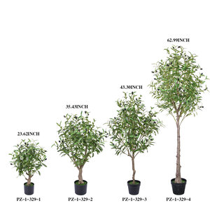 RUOPEI Bonsái Artificial de <span class=keywords><strong>Olivo</strong></span>, Plástico Realista, Resistente al Agua, Ecológico, Decoración Interior y Exterior, Frutos Negros, Sin Olor - Product Image 3