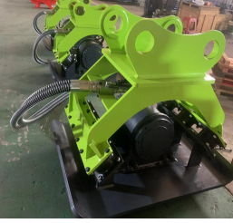 Compacteur hydraulique vibrant Z300 à force d'impulsion de 4 tonnes pour excavatrice, marteau piqueur de palplanches pour mini-pelle et dumper de 3 à 9 tonnes - Product Image 4