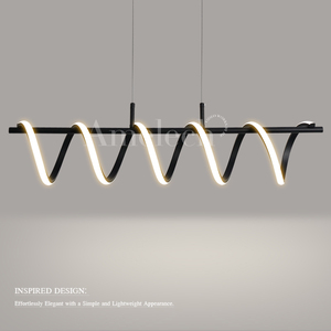 Amelech MDX1019 <span class=keywords><strong>Starlight</strong></span> Villa soggiorno lampadario caldo cerchio camera da letto ciondolo luce minimalista romantico LED - Product Image 2