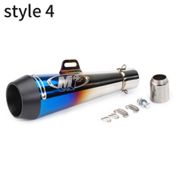 51mm evrensel motosiklet egzoz modifiye susturucu borusu Scooter arazi motosikleti kir Motocross Yamaha Honda Kawasaki