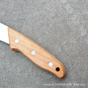 Couteau de greffage à manche en bois de qualité supérieure, lame fixe en acier inoxydable de 20 cm, pour outils de greffage de bourgeons d'arbres fruitiers - Product Image 2