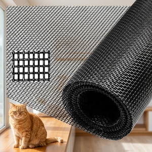 Rouleau de <span class=keywords><strong>moustiquaire</strong></span> en PVC 70% et polyester 30% anti-déchirure, résistant aux griffures des animaux (chats et chiens) - Vente en gros - Product Image 1