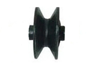 Zware paardenhek-schroef-in-isolator voor houten palen, 7mm draaibare katrol voor polyrope/polywire