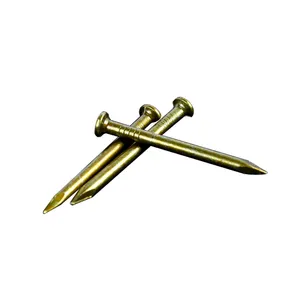 Clous de plomb enduits de vinyle 16D à tête plate pour la <span class=keywords><strong>menuiserie</strong></span> <span class=keywords><strong>intérieure</strong></span> générale et la construction domestique - Product Image 1