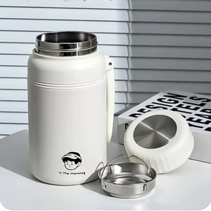 High-color large-capacity water <b>cup</b> with tea compartment, <b>stainless</b> <b>steel</b> vacuum insulated portable <b>cup</b>, leak-proof - Product Image 3