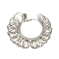 Bijoutiers économiques outil de mesure de joint torique fabrication de bijoux taille de doigt anneau de mesure kit de taille avec échelle US/HK/EU