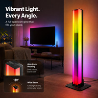 Ensemble de 2 barres lumineuses d'ambiance intelligentes OEM/ODM pour la maison, contrôlables via l'application Tuya, compatibles avec Alexa, Google, Yandex, rétroéclairage pour salle de jeux