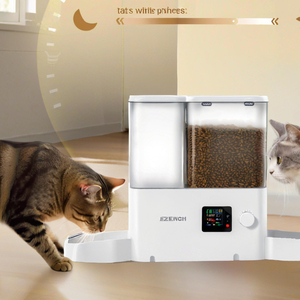 CITICITY Comedero Automático Todo en Uno para Mascotas, Bebedero Inteligente para Gatos con 2 Tazones para Perros Pequeños, Material de Acero Duradero - Product Image 5