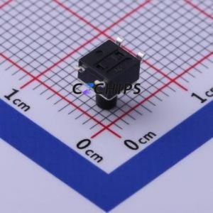 TS-1109S-B-F Tactile Switch SMD-4P,4.5x4.5mm Switch Single Pole Single Throw Round Button 1.6N Vertical Mount - Product Image 2